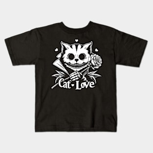 Cat love Kids T-Shirt